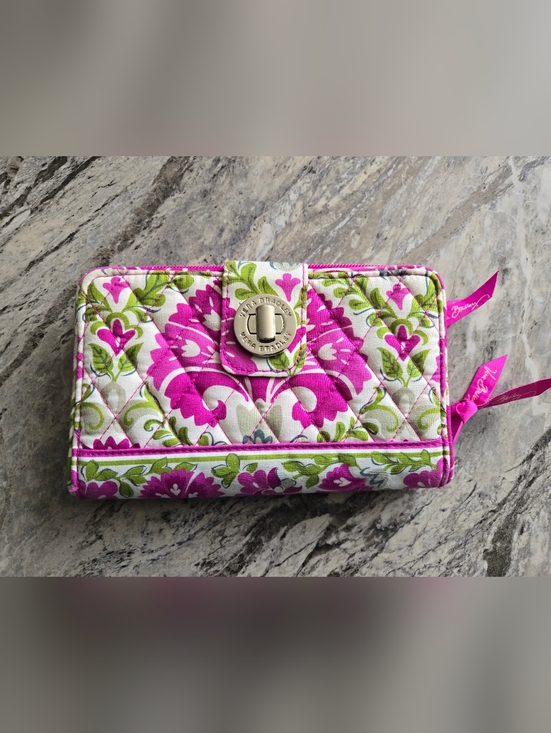 Vera Bradley Handbags - Vera Bradley Turn-lock Wallet In Retired Julep Tulip Print